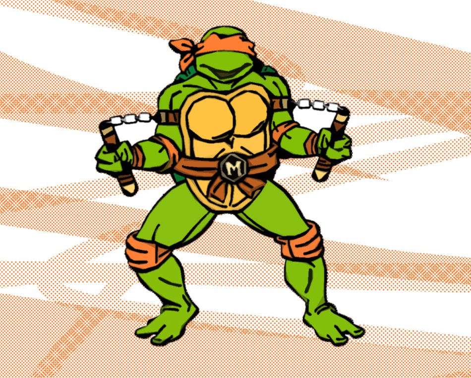 Michelangelo-tortues-ninja-comics-mohssgame-bande-déssinée